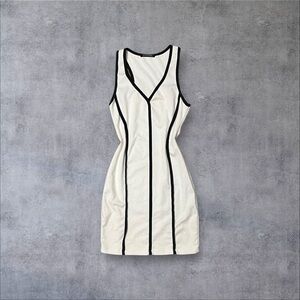 Black & White Bodycon Dress